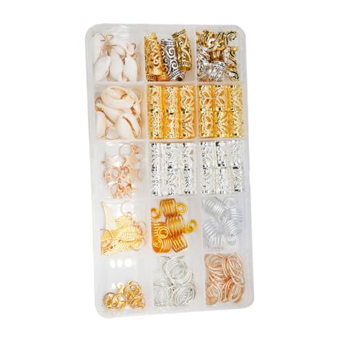 CRILSTYLEO Einzigartiges 159-teiliges Dreadlock-Haarnadel-Set Flechten von Haar-Accessoires Perlen-Haarnadeln stilvolle Haarschnallen für Frisuren für von CRILSTYLEO