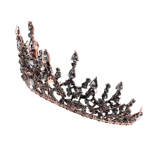 CRILSTYLEO Zarte Legierungskrone Für Damen Hochzeit Haardekor Barock-strass-tiara Retro-kronenkopfschmuck Für Partys CRILSTYLEO Zarte Legierungskrone Für Damen Hochzeit Haardekor Barock-strass-tiara Retro-kronenkopfschmuck Für Partys von CRILSTYLEO