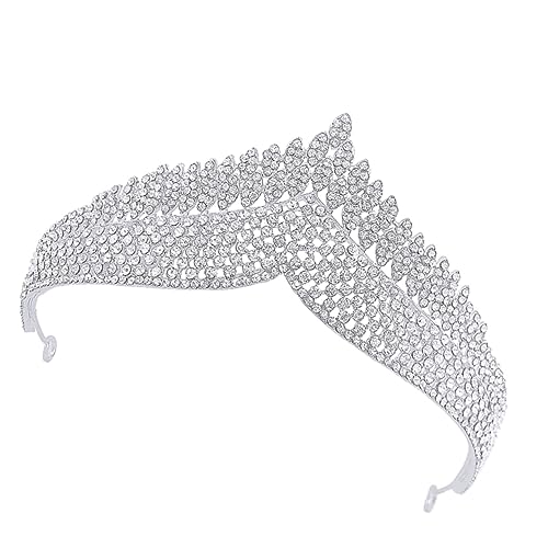 CRILSTYLEO Retro-hochzeitskrone Kopfschmuck Aus Legierung Braut-stirnband Geburtstags-kopfbedeckung Stilvolles CRILSTYLEO Retro-hochzeitskrone Kopfschmuck Aus Legierung Braut-stirnband Geburtstags-kopfbedeckung Stilvolles von CRILSTYLEO