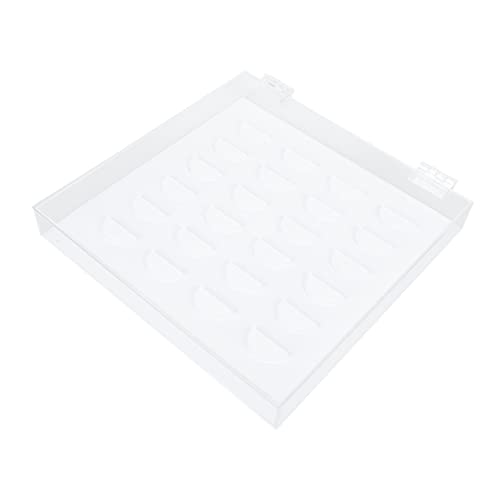 CRILSTYLEO 1pc Acryl Falsche Wimpern Lagerung Box Display Fall Für Make-up Organizer Weiß Lash Display Box von CRILSTYLEO