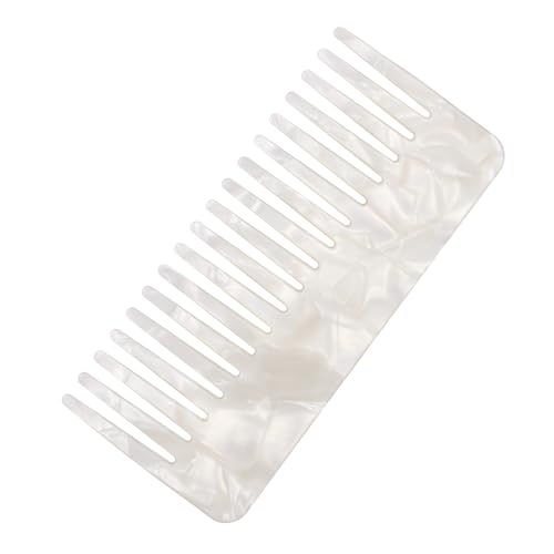 CRILSTYLEO 1stk Kamm Schleifenhaar Frisierkämme Frauen Kämmen Mehrere Wer Schildpattbürste Shampoo Eisstockschießen Stifte Damen Haarbürste Schildkröte Haarpicks Für Frauen Teller Essig Weiß von CRILSTYLEO