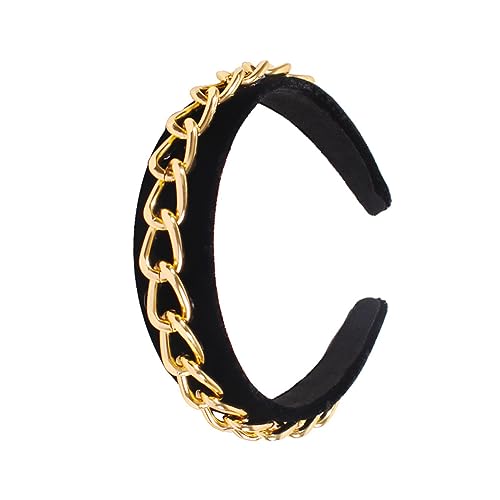 CRILSTYLEO 1stück Punk Style Haarschmuck Mit Kettendesign Für Mädchen Modisches Stirnband Für Alltag Vielseitig Und Elegant Für Besondere Anlässe Und Partys von CRILSTYLEO
