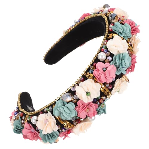 CRILSTYLEO 1stk Stirnband Haarschmuck Für Frauen Abschlussball Damen Perücken Kopfschmuck Aus Blumenperlen Hochzeitskopfschmuck Für Die Braut Brautkopfschmuck Haarjuwel Schwammstoff CRILSTYLEO 1stk Stirnband Haarschmuck Für Frauen Abschlussball Damen Perücken Kopfschmuck Aus Blumenperlen Hochzeitskopfschmuck Für Die Braut Brautkopfschmuck Haarjuwel Schwammstoff von CRILSTYLEO