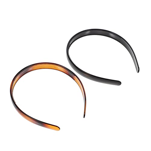CRILSTYLEO 2 Stück Einfaches Stirnband Haarnadel Stirnband Modische Breite Creolen – Zahndesign Für Damen Tägliche Kopfbedeckung CRILSTYLEO 2 Stück Einfaches Stirnband Haarnadel Stirnband Modische Breite Creolen – Zahndesign Für Damen Tägliche Kopfbedeckung von CRILSTYLEO