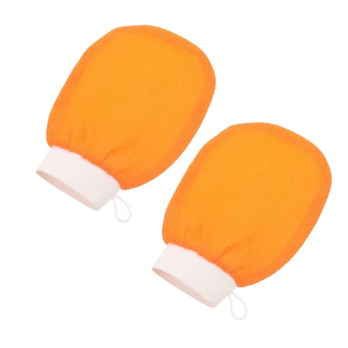 CRILSTYLEO 2 Stück Sand Badehandschuhe Bad Scheuertuch Körper Dusch Peeling Bad Peeling Handtuch Badetuch Bad Schrubber Handschuhe Dusche Waschlappen Handschuh Schrubber Badetuch von CRILSTYLEO
