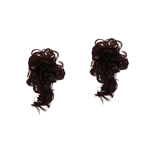 CRILSTYLEO 2 Stücke Haar Brötchen Scrunchies Pferdeschwanz Haar Extensions Chignon Haarteil Frauen CRILSTYLEO 2 Stücke Haar Brötchen Scrunchies Pferdeschwanz Haar Extensions Chignon Haarteil Frauen von CRILSTYLEO