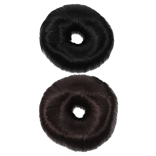 CRILSTYLEO 2 stücke Haar Dutt Maker Donut Perücke Haar Dutt Maker Chignon Haar Ringe Mädchen Perücke von CRILSTYLEO