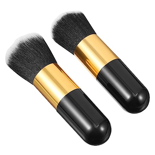 CRILSTYLEO 2-teiliges Rougepinsel-make-up-set – Extra Große Doppelköpfige Make-up-applikatoren Für Frauen – Flauschiges Synthetisches Pinsel-tool von CRILSTYLEO