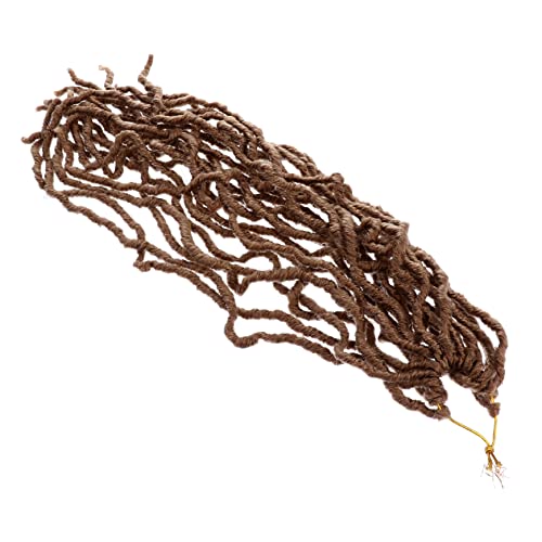CRILSTYLEO 20 Dreadlocks Mit Verdrehter Perücke Lockiges Perückenhaar Falsche Zöpfe Haargeflecht Falsche Haarzöpfe Dreadlock-häkelnadel Haarverlängerungen Häkeln Brown Hochtemperaturdraht CRILSTYLEO 20 Dreadlocks Mit Verdrehter Perücke Lockiges Perückenhaar Falsche Zöpfe Haargeflecht Falsche Haarzöpfe Dreadlock-häkelnadel Haarverlängerungen Häkeln Brown Hochtemperaturdraht von CRILSTYLEO