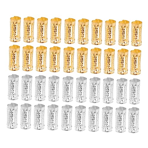 CRILSTYLEO 200 Stück Dreadlock-ringe Aus Eisen Haarmanschetten Zum Flechten Haar-accessoires Für Party Und Hochzeit von CRILSTYLEO