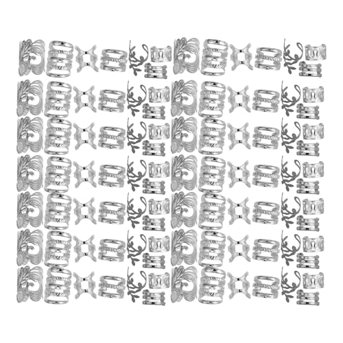 CRILSTYLEO Silbernes Haar Für Zöpfe 210 Stück Haarschmuck Aus Metall Verstellbare Haarmanschetten Haarnadel Damen-accessoires CRILSTYLEO Silbernes Haar Für Zöpfe 210 Stück Haarschmuck Aus Metall Verstellbare Haarmanschetten Haarnadel Damen-accessoires von CRILSTYLEO