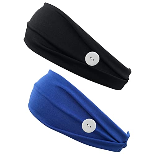 CRILSTYLEO 2Pcs Schweiß Absorbierende Sportstirnband Rosa Stirnband Haarbänder Kopfband Stirnbänder Mund Maske Knopf Stirnband Ohrpflege Haarband Elastizität Frauen Haarband Schwarz 91% CRILSTYLEO 2Pcs Schweiß Absorbierende Sportstirnband Rosa Stirnband Haarbänder Kopfband Stirnbänder Mund Maske Knopf Stirnband Ohrpflege Haarband Elastizität Frauen Haarband Schwarz 91% von CRILSTYLEO