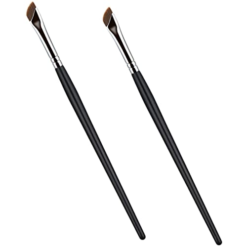CRILSTYLEO 2er Satz Kosmetikpinsel Abgewinkelter Eyeliner-pinsel Concealer-und Brauenpinsel Für Augen-make-up von CRILSTYLEO