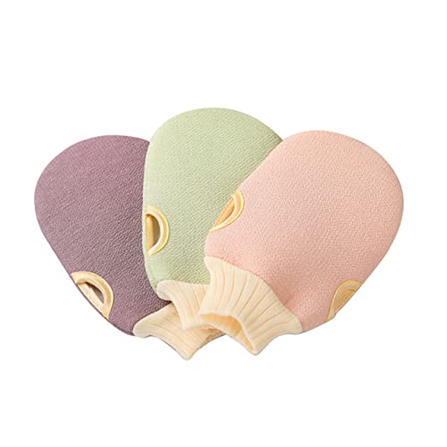 CRILSTYLEO Rückenmassagehandschuh Badetuch Peeling-Duschhandschuhe universelle Fäustlinge für verschiedene Hauttypen von CRILSTYLEO