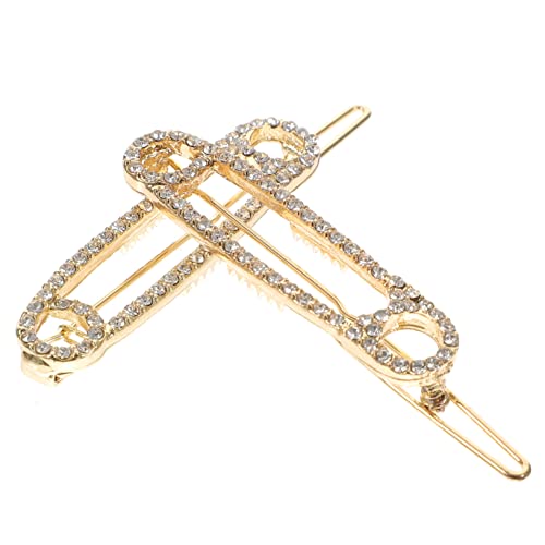 CRILSTYLEO Haarnadel-kopfschmuck-set 2-teilig Mädchen-haarspangen Strass-sicherheitsnadel Haarklammern Für Frauen von CRILSTYLEO