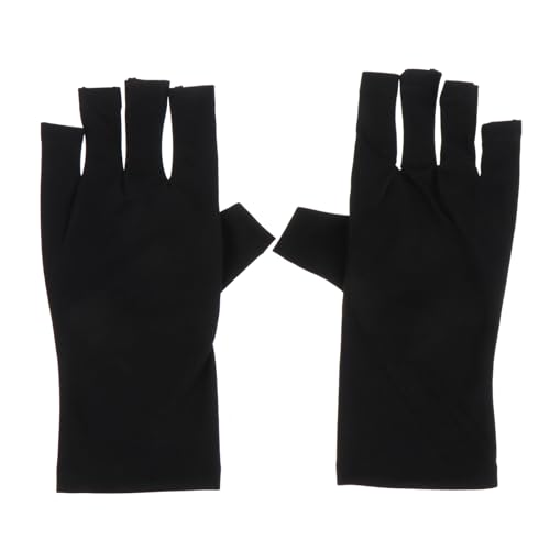 CRILSTYLEO 2er Packung Uv-schutzhandschuhe Für Gel-nagellampen Halbfingerhandschuhe Für Maniküre Hautschutz Vor Uv-strahlung CRILSTYLEO 2er Packung Uv-schutzhandschuhe Für Gel-nagellampen Halbfingerhandschuhe Für Maniküre Hautschutz Vor Uv-strahlung von CRILSTYLEO