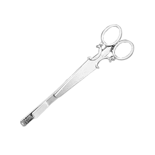 CRILSTYLEO 2er Set Scherenform Haarklammern Für Damen Und ädchen Silberne Haarspangen Haarschmuck üßes Design Ideal Für Alltag Und Besondere Anlässe von CRILSTYLEO