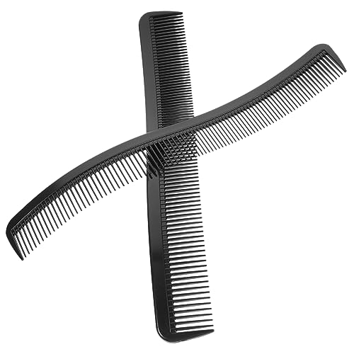 CRILSTYLEO 2er-pack S-förmiger Haarkamm Friseurkämme Für Männer Haarstyling-zubehör Sanfte Haarpflege Haarschneidewerkzeug Keine Reibung von CRILSTYLEO