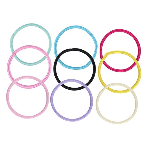 CRILSTYLEO Haar-Accessoires für Mädchen 3 Packungen mit 300 Stück Haarringe Pferdeschwanzhalter Perlenbesetztes Haarseil einfaches Haargummi stilvolles Haarband für Jungen und Mädchen von CRILSTYLEO