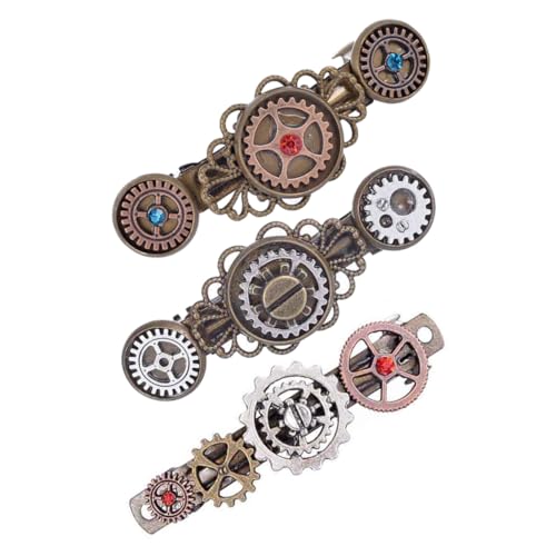 CRILSTYLEO Einzigartige Gothic Haarspangen Retro Uhr Zahnrad Haarspangen Haarschmuck Für Frauen CRILSTYLEO Einzigartige Gothic Haarspangen Retro Uhr Zahnrad Haarspangen Haarschmuck Für Frauen von CRILSTYLEO