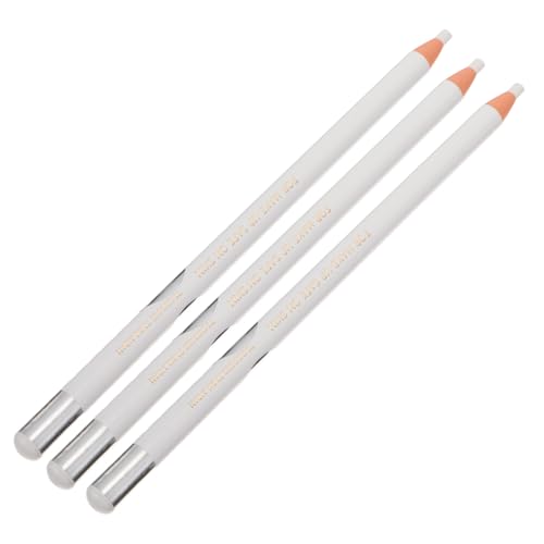 CRILSTYLEO 3st Weißer Eyeliner Eyeliner- Lippenstiftspitzer Hellbrauner Eyeliner Augenbrauenstift Weißer Kajalstift Highlighter-make-up-stift Make-up-highlighter Bienenwachs von CRILSTYLEO