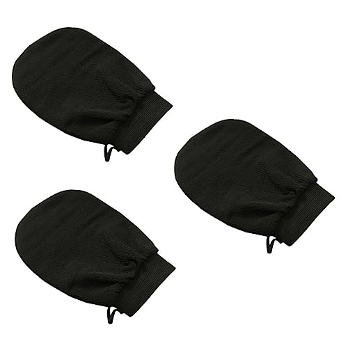 CRILSTYLEO 3stücke Pack Körperwaschhandschuhe Zur Peeling-behandlung Von Trockener Haut Badehandschuhe Rückenmassagehandschuhe Duschtuch Badetuch von CRILSTYLEO