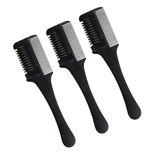 CRILSTYLEO 3stücke Teiliges Haarschneide-set Diy Haarschneider Mit Doppeltem Kamm-design Für Präzise Haarschnitte Und Friseuranwendungen Sicher Und Einfach Zu Bedienen Für Männer Und von CRILSTYLEO