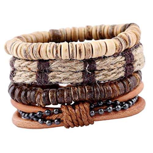 CRILSTYLEO Herren-armband-set Im Vintage-stil Cooles Punk-armband Für Modisches Statement CRILSTYLEO Herren-armband-set Im Vintage-stil Cooles Punk-armband Für Modisches Statement von CRILSTYLEO