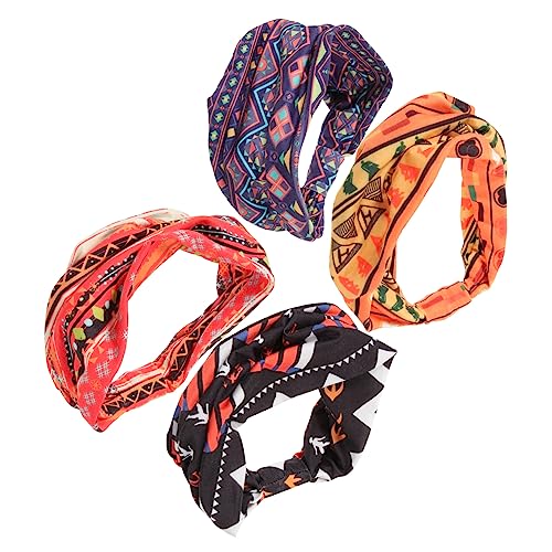 CRILSTYLEO 4stücke Teiliges Afrikanischer Haarbänder Für Elastische Headwraps Mit Vintage-design Für Yoga Sport Und Täglichen Gebrauch Vielseitig Und CRILSTYLEO 4stücke Teiliges Afrikanischer Haarbänder Für Elastische Headwraps Mit Vintage-design Für Yoga Sport Und Täglichen Gebrauch Vielseitig Und von CRILSTYLEO