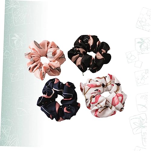 CRILSTYLEO Modische Flamingo-haarreifen Für Frauen 4er-pack Elastische Haarbänder Marineblau Schwarz Weiß CRILSTYLEO Modische Flamingo-haarreifen Für Frauen 4er-pack Elastische Haarbänder Marineblau Schwarz Weiß von CRILSTYLEO