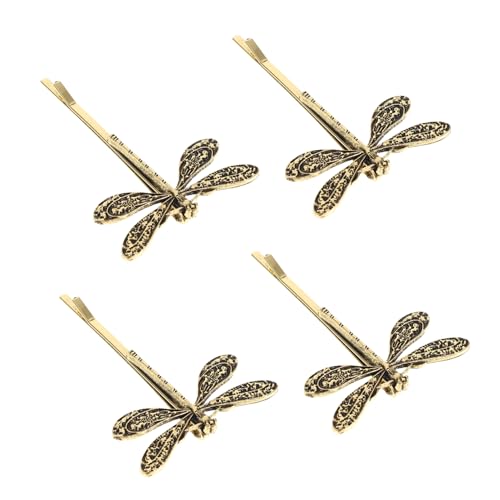 CRILSTYLEO Elegantes Haarspangen-set Im Vintage-stil Mit Libellenmotiv 4-teilig Metall-haarschmuck Für Frauen Und Mädchen CRILSTYLEO Elegantes Haarspangen-set Im Vintage-stil Mit Libellenmotiv 4-teilig Metall-haarschmuck Für Frauen Und Mädchen von CRILSTYLEO