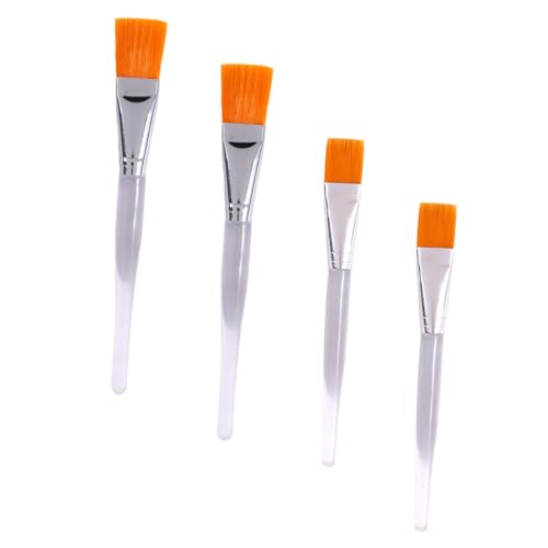 CRILSTYLEO 4stücke Transparente Gesichtsmaske Pinsel Ergonomischer Für Gel Und Crememasken Wiederverwendbar Und Leicht Zu Reinigen Für Make-up Und Hautpflege von CRILSTYLEO