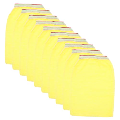 CRILSTYLEO 50 Stück Einweg-badet Uch Badehandschuhe Mit Textur Peeling-badehandschuhe Duschhandschuhe Damen Handschuhe Schrubbhandschuhe Peeling-handschuhe Für Damen Handtücher Badetuch Vlies von CRILSTYLEO