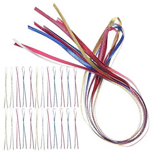 CRILSTYLEO Haarflechtschnur Für Mädchen 6 Stück Haarverlängerungen Haarflechtwerkzeuge Pferdeschwanz Für Hochzeitsball von CRILSTYLEO