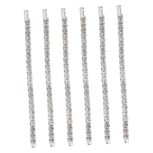 CRILSTYLEO Vielseitiger Kopfschmuck aus Legierung Haarnadel 7 cm Strass-Clip schickes Haar-Accessoire für Damen CRILSTYLEO Vielseitiger Kopfschmuck aus Legierung Haarnadel 7 cm Strass-Clip schickes Haar-Accessoire für Damen von CRILSTYLEO