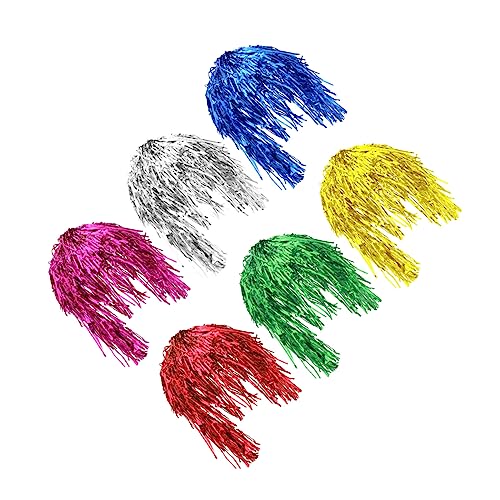 CRILSTYLEO 6-teiliges Party-lametta-perücken-set – Haarschmuck Für Erwachsene Cosplay-perücke Mit Glänzender Folie Haarperücken- Für Männer Und Frauen CRILSTYLEO 6-teiliges Party-lametta-perücken-set – Haarschmuck Für Erwachsene Cosplay-perücke Mit Glänzender Folie Haarperücken- Für Männer Und Frauen von CRILSTYLEO