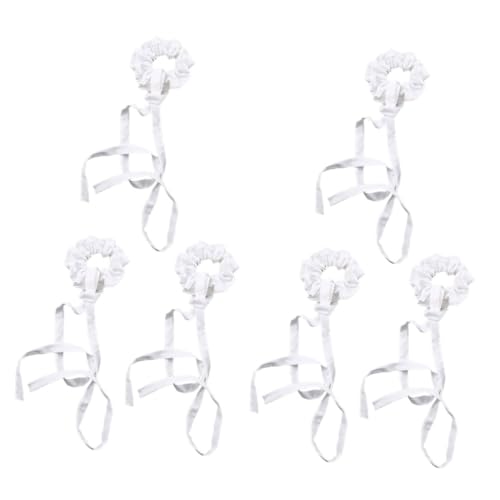 CRILSTYLEO Haargummis Mit Band – 6er-pack Haarschmuck Für Damen Haargummis Für Mädchen Und Pferdeschwanzhalter von CRILSTYLEO