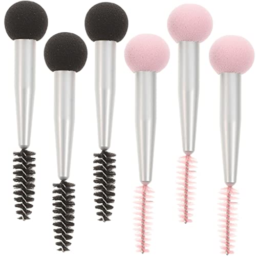 CRILSTYLEO 6stücke Teiliges Make-up Schwamm Pilzkopf Und Augenbrauenbürste Doppelköpfige Make-up-applikatoren Für Foundation Blush Und Mascara Für Frauen Und Mädchen CRILSTYLEO 6stücke Teiliges Make-up Schwamm Pilzkopf Und Augenbrauenbürste Doppelköpfige Make-up-applikatoren Für Foundation Blush Und Mascara Für Frauen Und Mädchen von CRILSTYLEO