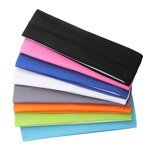 CRILSTYLEO Elastische Baumwoll Yoga Stirnbänder Rutschfeste Sport Haarbänder Für Damen Und ädchen Hellgrau Orange Pink Leuchtendes CRILSTYLEO Elastische Baumwoll Yoga Stirnbänder Rutschfeste Sport Haarbänder Für Damen Und ädchen Hellgrau Orange Pink Leuchtendes von CRILSTYLEO