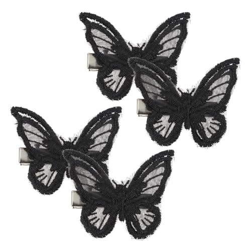CRILSTYLEO 9paare Schmetterlings-haarspangen Elegante Spitzen-haarclips Für Mädchen Zart Bestickt Für Partys Und Besondere Anlässe Rutschfest Und Auffällig von CRILSTYLEO