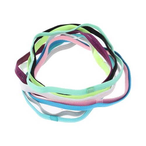CRILSTYLEO 9stücke Teiliges Rutschfester Sport-stirnbänder Candy-farben Elastische Silikonbeschichtete Schweißbänder Für Basketball Yoga Laufen Und Fitness CRILSTYLEO 9stücke Teiliges Rutschfester Sport-stirnbänder Candy-farben Elastische Silikonbeschichtete Schweißbänder Für Basketball Yoga Laufen Und Fitness von CRILSTYLEO