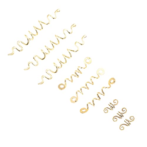 CRILSTYLEO 9St Dreadlocks Haarspirale Perlen Clip Haarspiralperlen Zöpfe Haarspangen haarschmuck hair styling accessories Haarzöpfe Spiralperlen Haarzöpfe Spiralspule Zinklegierung Golden CRILSTYLEO 9St Dreadlocks Haarspirale Perlen Clip Haarspiralperlen Zöpfe Haarspangen haarschmuck hair styling accessories Haarzöpfe Spiralperlen Haarzöpfe Spiralspule Zinklegierung Golden von CRILSTYLEO
