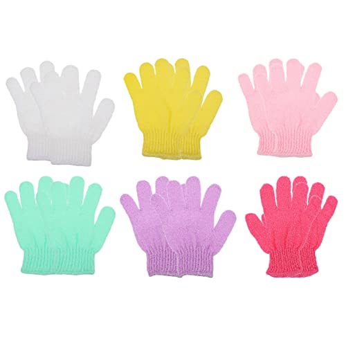CRILSTYLEO Bade-körperwäscher 10 Stück Duschhandschuhe Badetücher Sanfter Peeling-handschuh von CRILSTYLEO
