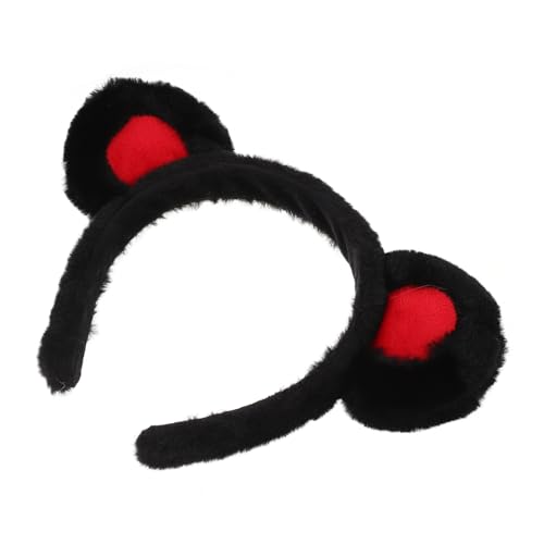CRILSTYLEO Kreatives Bärenohren-stirnband Plüschige Kopfbedeckung Für Kostüme Partys Niedliches Haaraccessoire Für Cosplay Für Karneval Und Besondere Anlässe von CRILSTYLEO