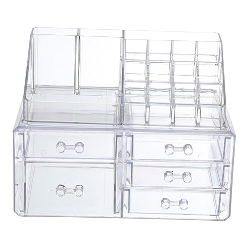 CRILSTYLEO Beauty Cosmetic Drawer Container Case Acryl Makeup Organizer Arbeitsplatten-organizer Für Kosmetik Desktop-lippenstiftbehälter Desktop-kosmetikbehälter Schubladen von CRILSTYLEO