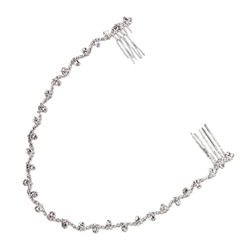 CRILSTYLEO Eleganter Braut-haarkamm Kette Haarschmuck Stirnband Mit Strasssteinen Kopfschmuck Für Hochzeiten Jubiläen Geburtstage CRILSTYLEO Eleganter Braut-haarkamm Kette Haarschmuck Stirnband Mit Strasssteinen Kopfschmuck Für Hochzeiten Jubiläen Geburtstage von CRILSTYLEO