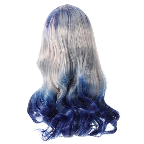 CRILSTYLEO Farbverlaufsperücke Damen Lange Lockige Perücke Gewelltes Haar Für Cosplay Party Hochtemperatur-seidenperücke von CRILSTYLEO
