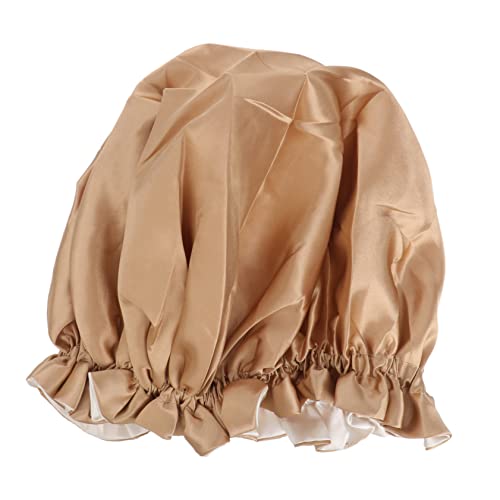 CRILSTYLEO Doppellagige Satin-schlafmütze Für Damen Große Runde Mütze Hält Haare Im Schlaf An Ort Und Stelle CRILSTYLEO Doppellagige Satin-schlafmütze Für Damen Große Runde Mütze Hält Haare Im Schlaf An Ort Und Stelle von CRILSTYLEO