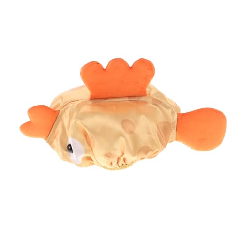 CRILSTYLEO Duschhaube Für Kinder 3d-cartoon-fisch Doppellagig Bademütze Für Kleinkinder Schlafkopftuch Mit Verstellbarem Band Kinder-duschhaube von CRILSTYLEO