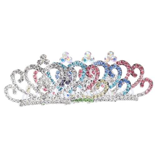 CRILSTYLEO Eleganter Mit Strasssteinen Besetzter Haarkamm in Kronenform Für Jungen Und Mädchen Kronen-kopfbedeckung Für Auftritte Abschlussbälle Partys Geburtstage CRILSTYLEO Eleganter Mit Strasssteinen Besetzter Haarkamm in Kronenform Für Jungen Und Mädchen Kronen-kopfbedeckung Für Auftritte Abschlussbälle Partys Geburtstage von CRILSTYLEO